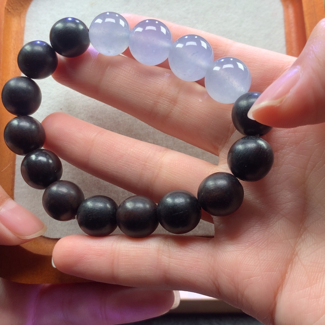 翡翠未镶嵌手链12.7-13mm