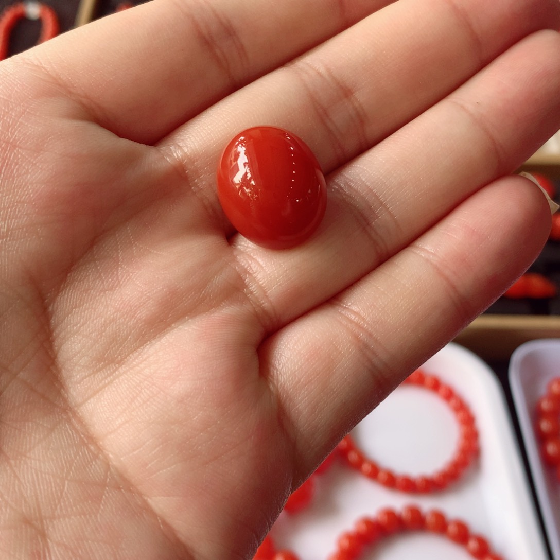 南红玛瑙未镶嵌戒面发*