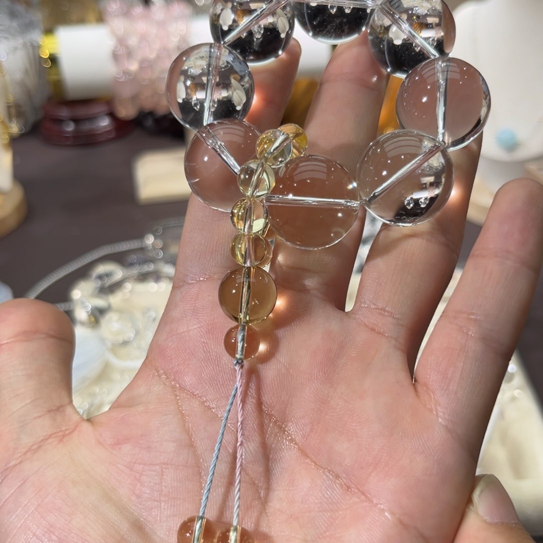 【闪购商品】水晶手链未镶嵌小*驴白水晶