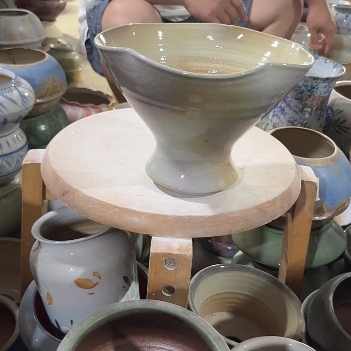 瓷片口17高13无孔瑕景德镇陶瓷学院