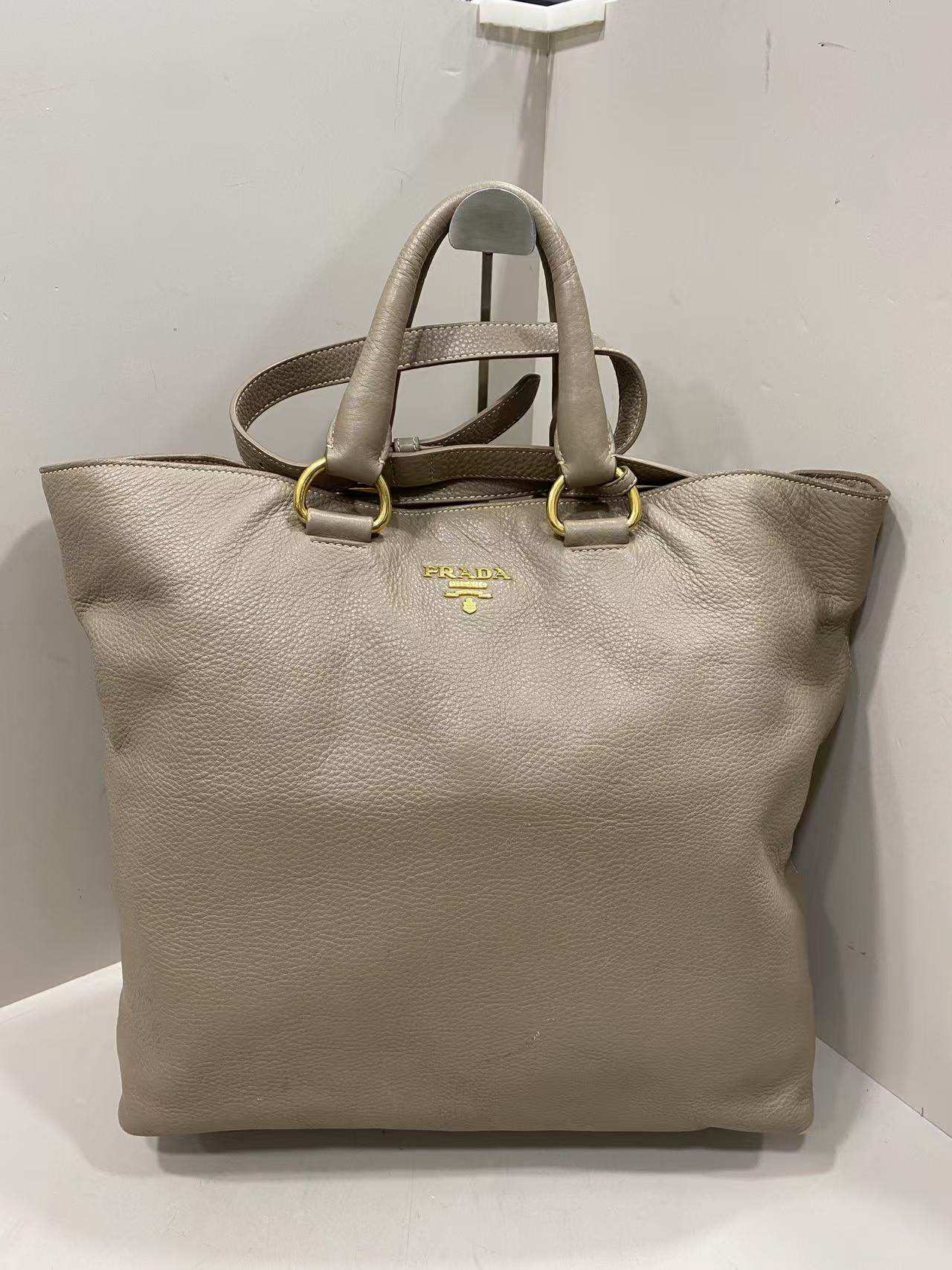 95新 Prada/普拉达 【清】 1IJ812 大象灰单肩包