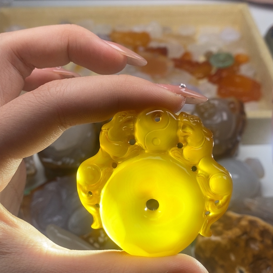 玛瑙/玉髓未镶嵌颈饰