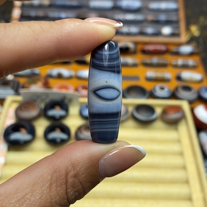 玛瑙/玉髓未镶嵌颈饰－****-