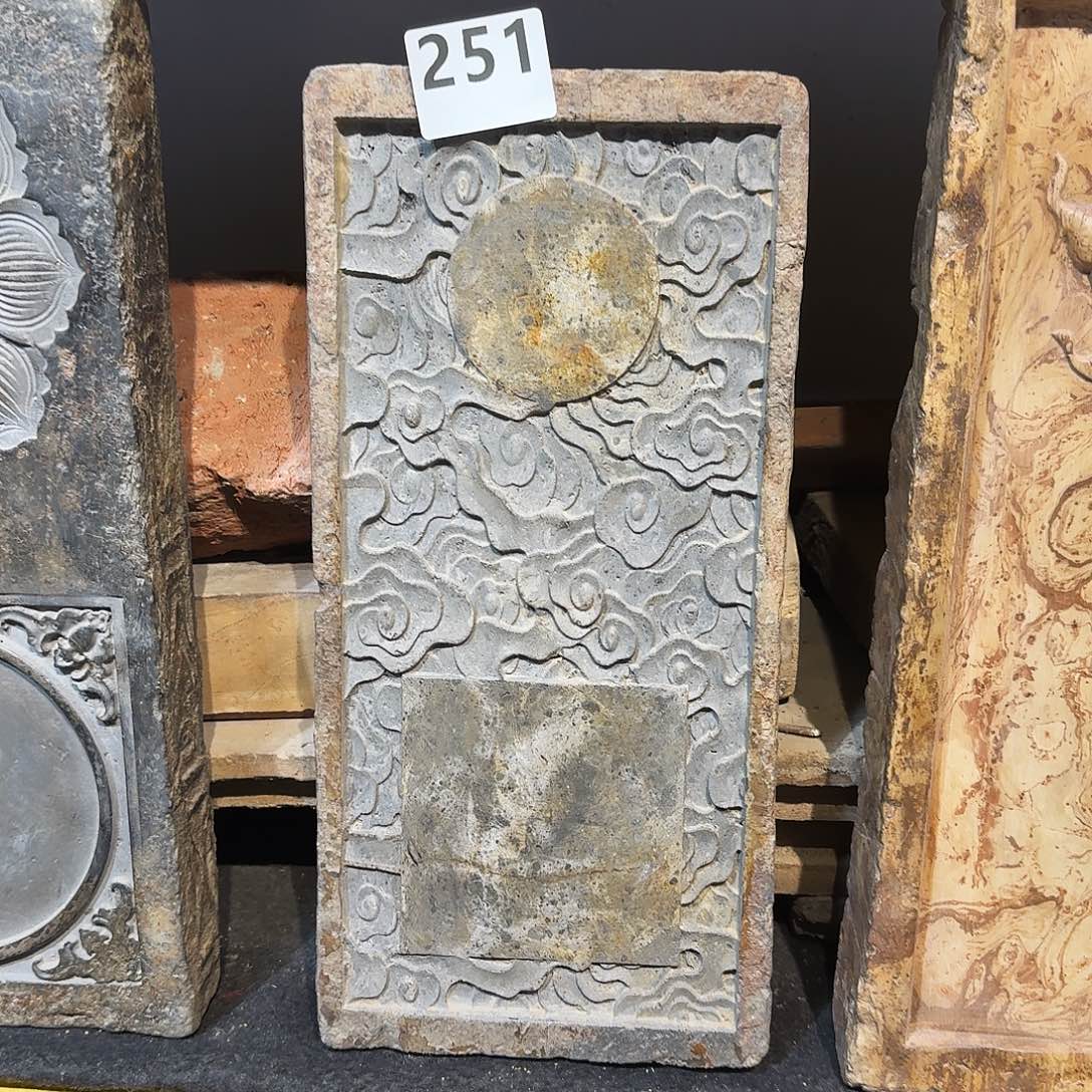 老砖茶台，砚台，画像砖