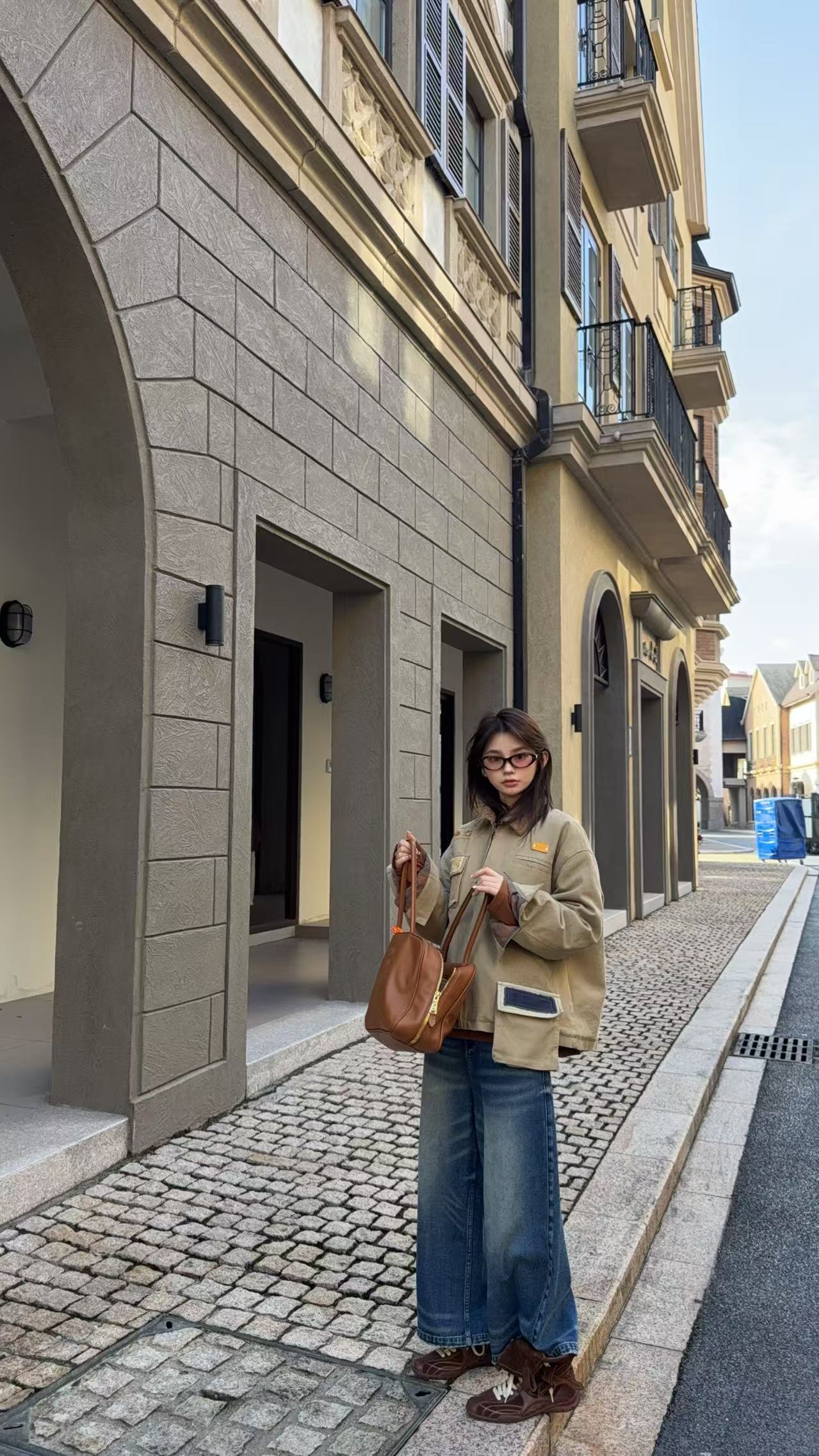 舟舟【中古口袋棉服】秋冬防风拉链外套复古设计感潮流时尚