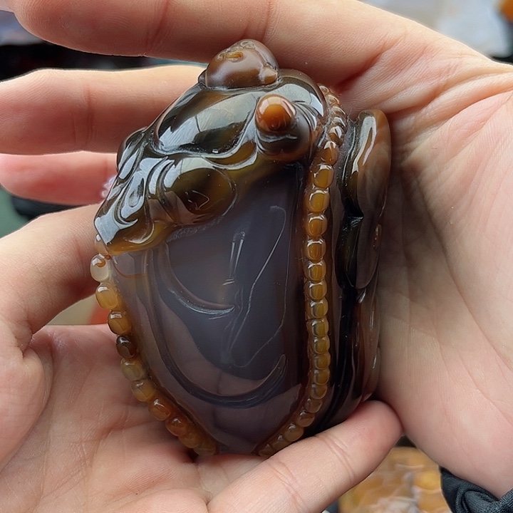 玛瑙手饰未镶嵌浪***头