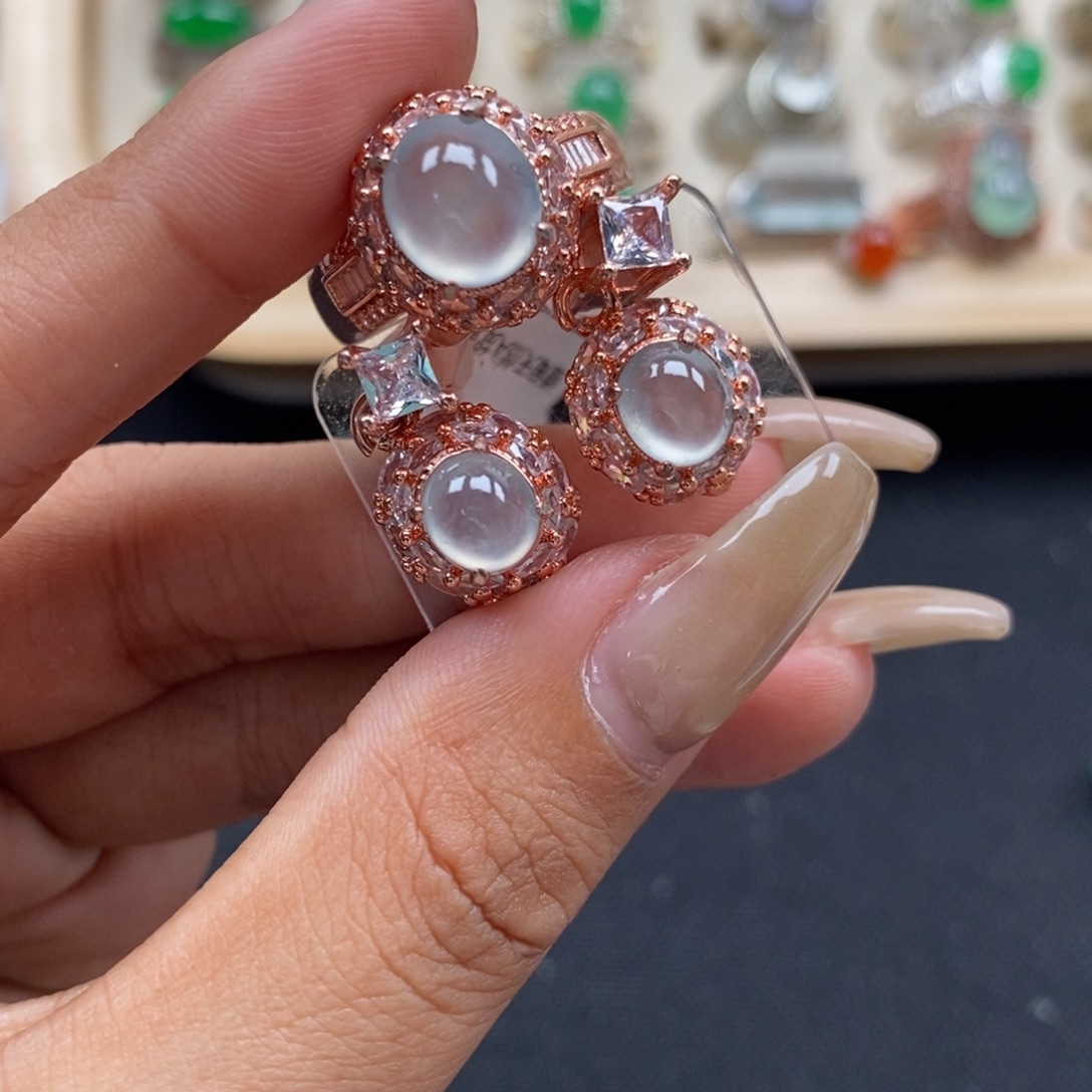 翡翠未镶嵌戒指缅甸天然A货翡翠