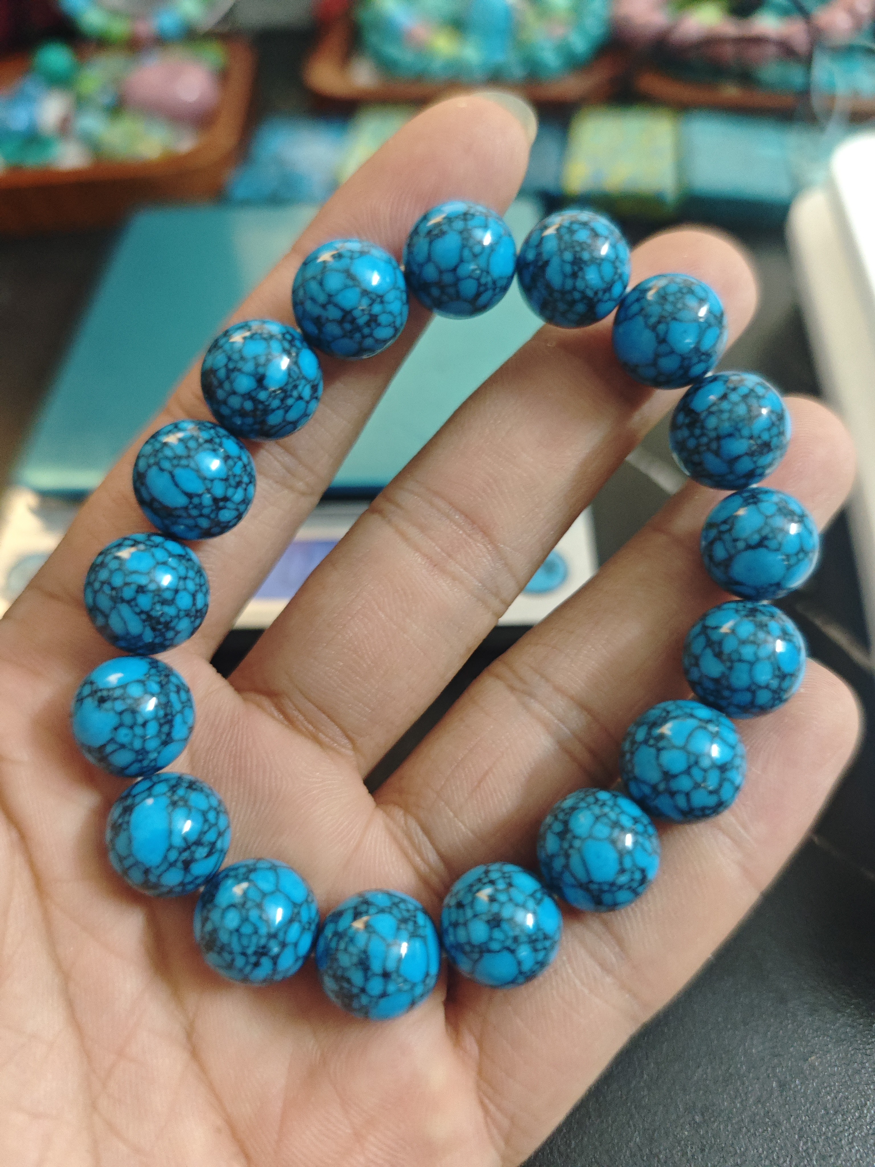 O7蓝网花圆珠 卡12