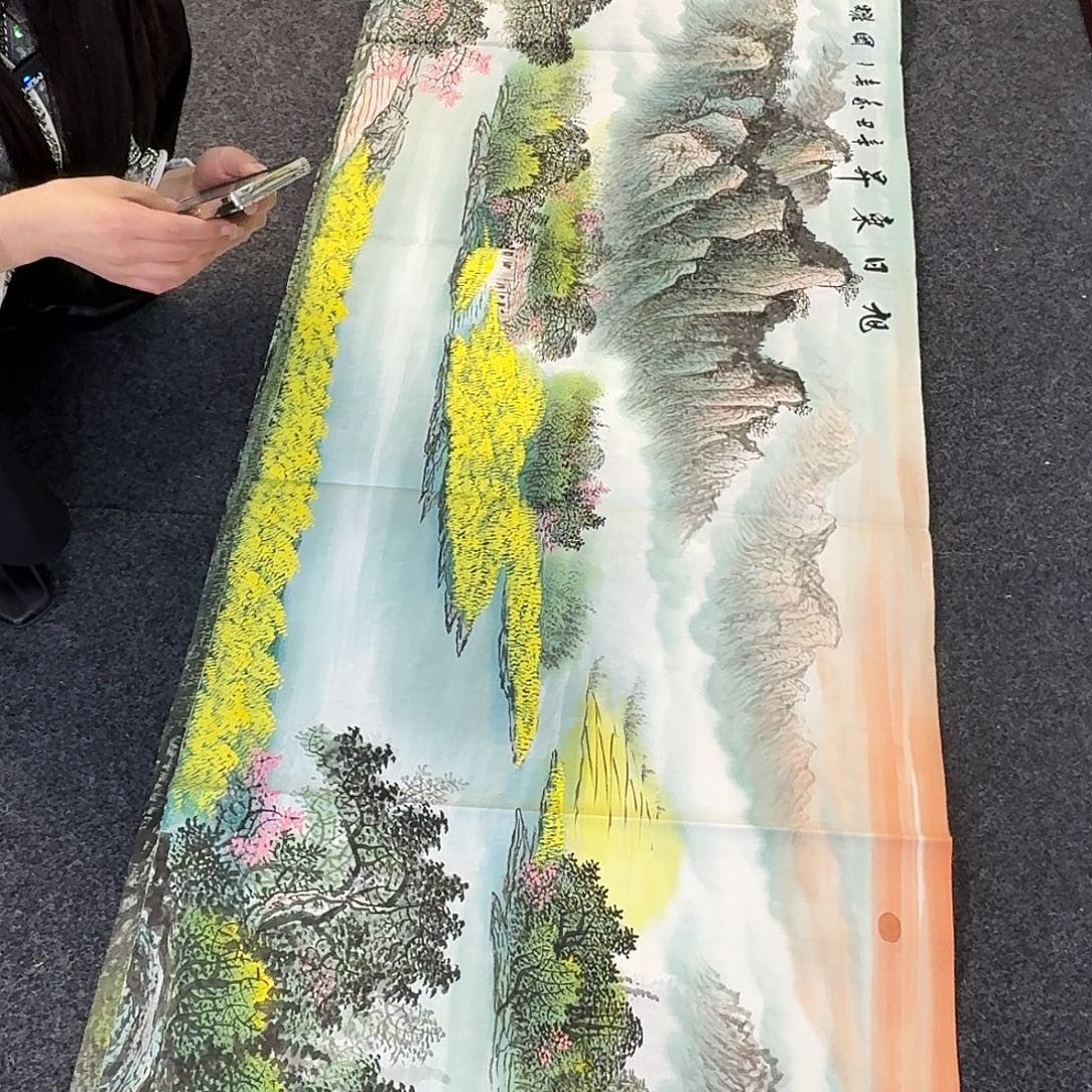 纯手绘国画作品好看