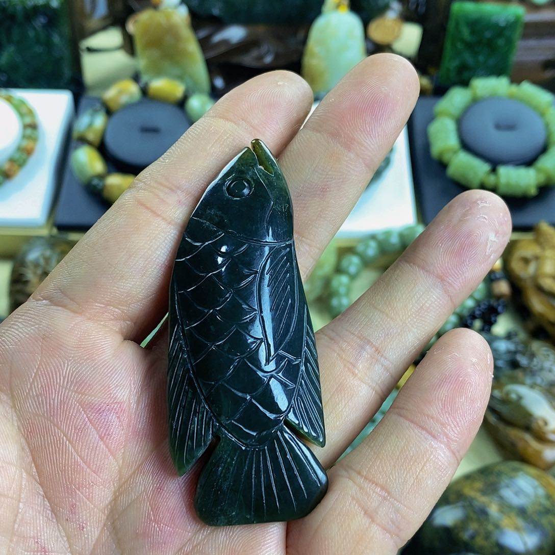 岫岩河磨玉（透闪石质玉）手串未镶嵌