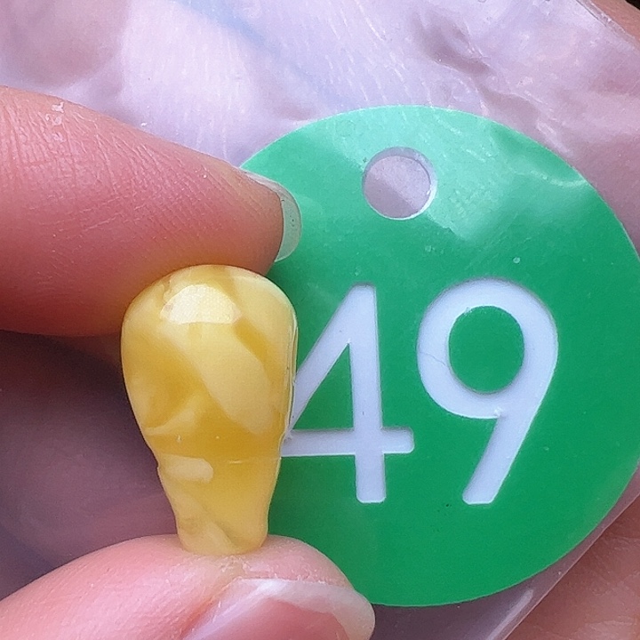 蜜蜡裸石未镶嵌一***友10m m