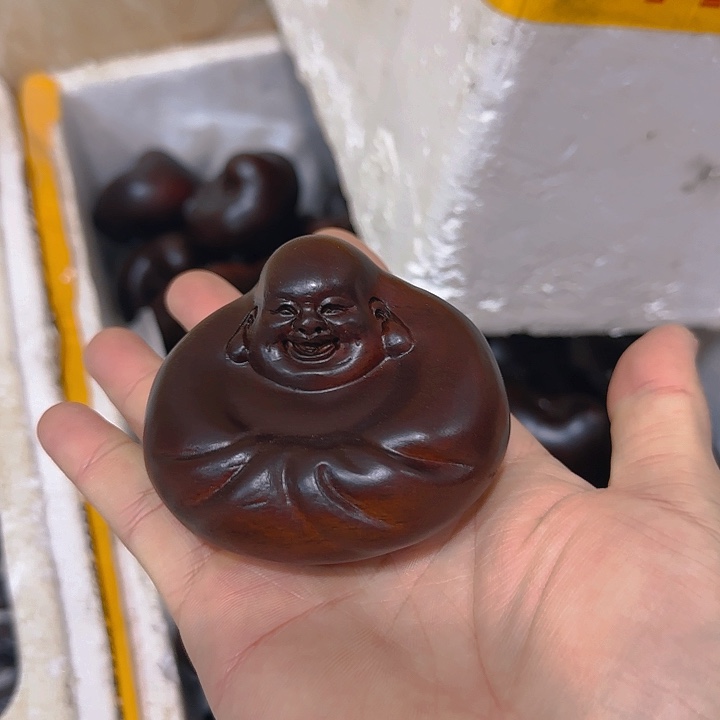 木黑檀木8圆佛一身