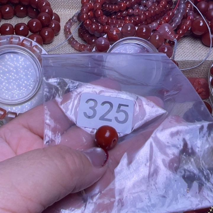 江***山南红玛瑙未镶嵌手链