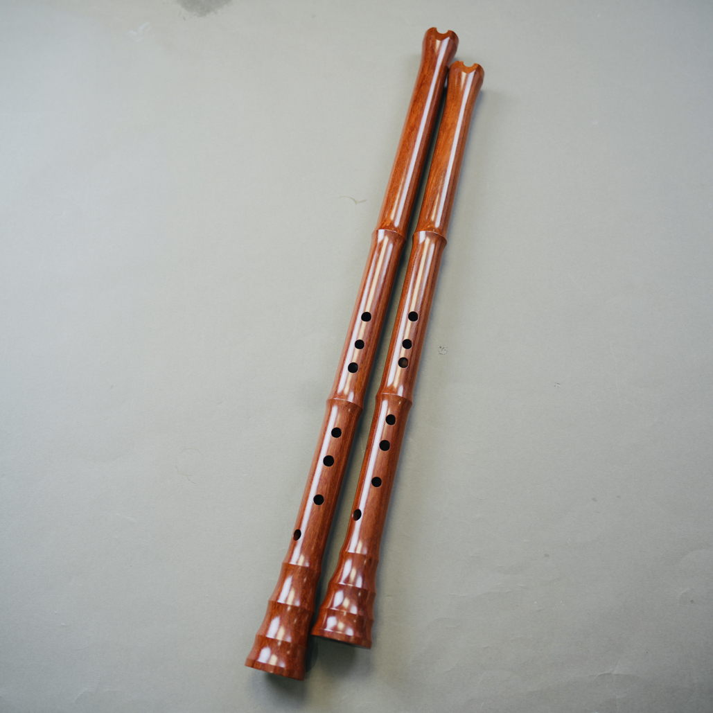 艺扬笛箫厂 金星檀木 木管南箫 