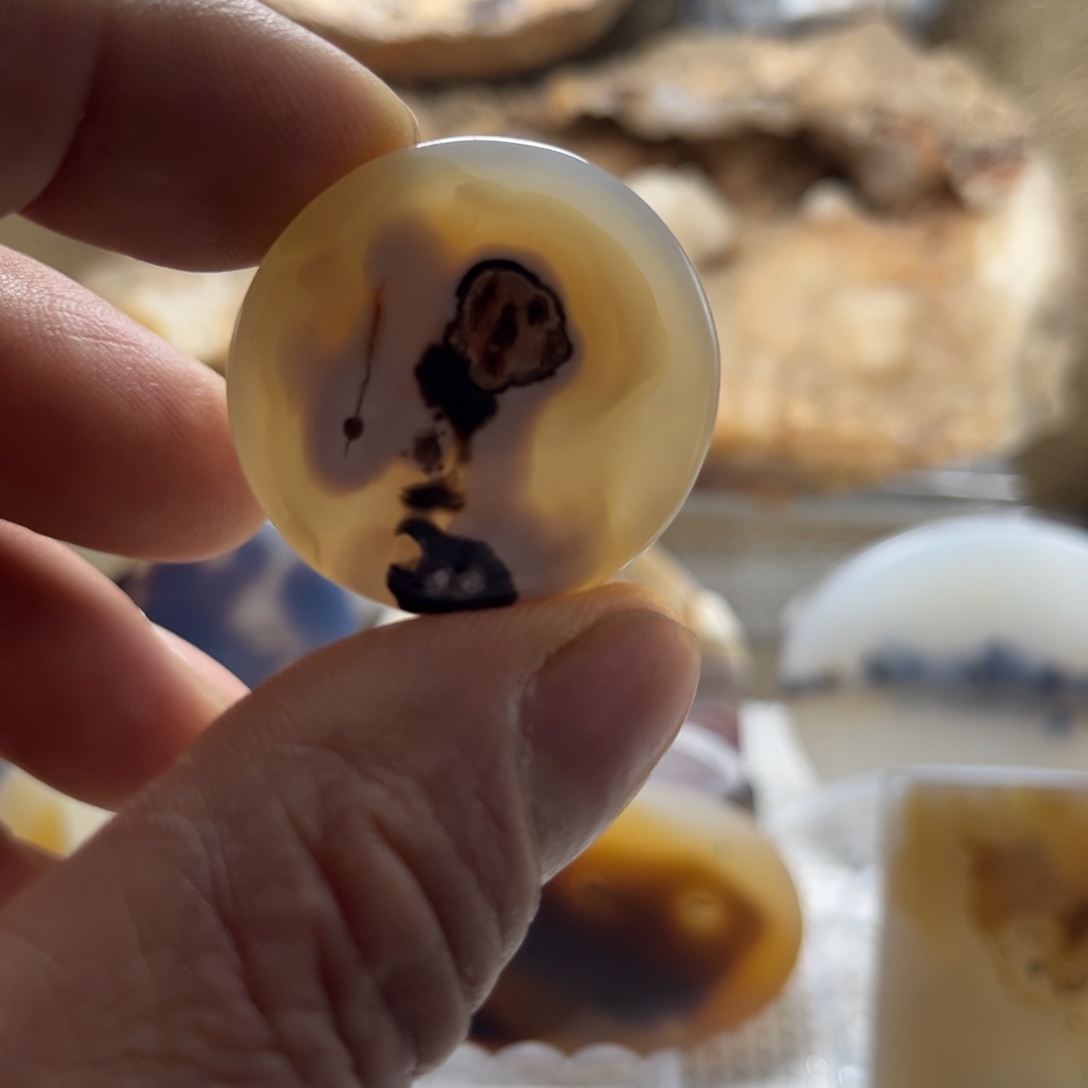 玛瑙/玉髓未镶嵌吊坠(不含链)