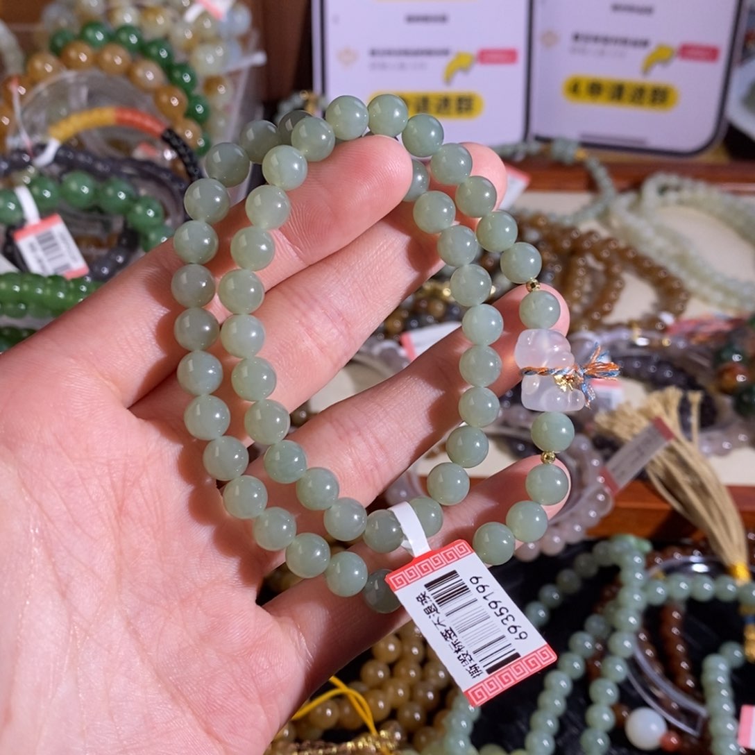 和田玉手链未镶嵌