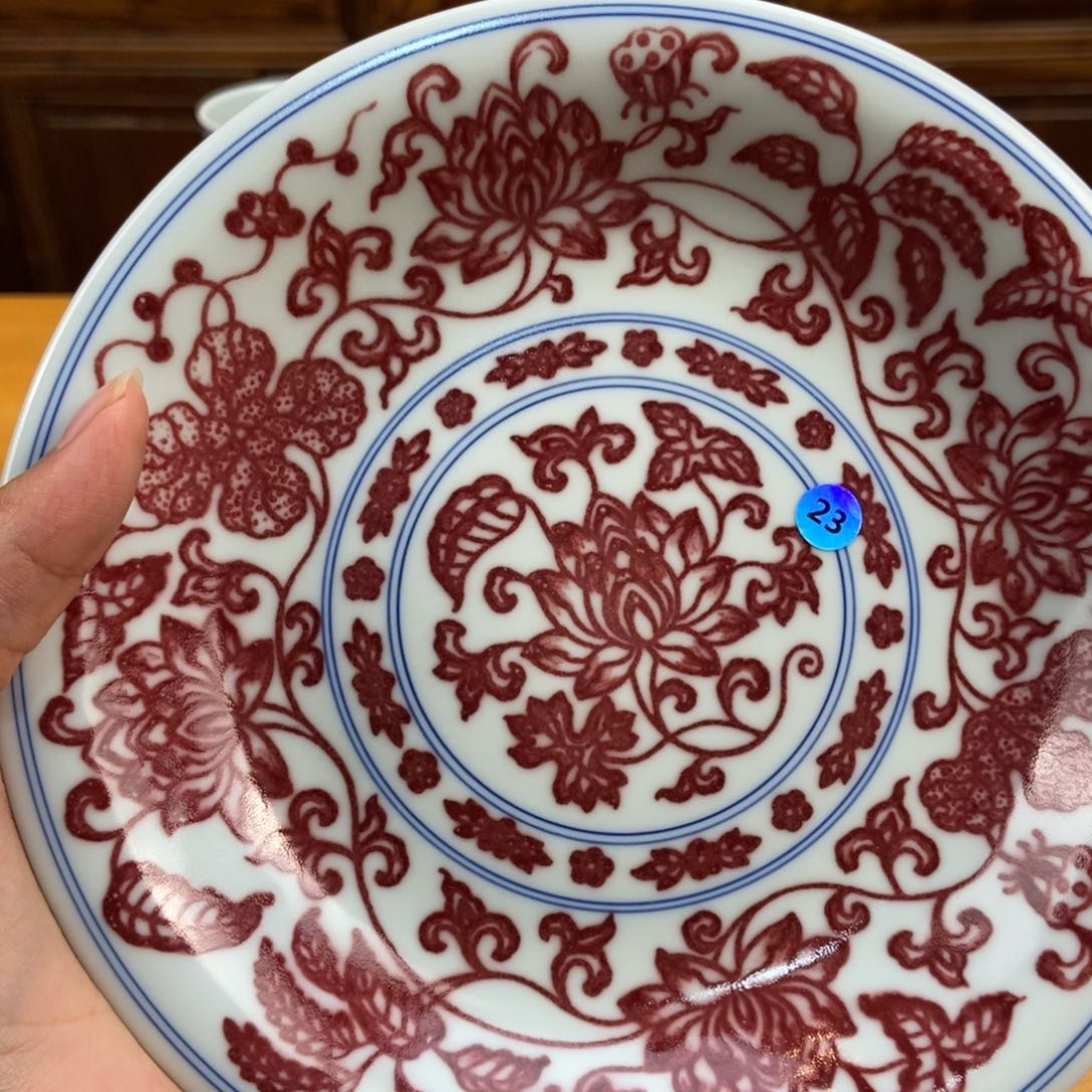 手绘现代茶具非古董