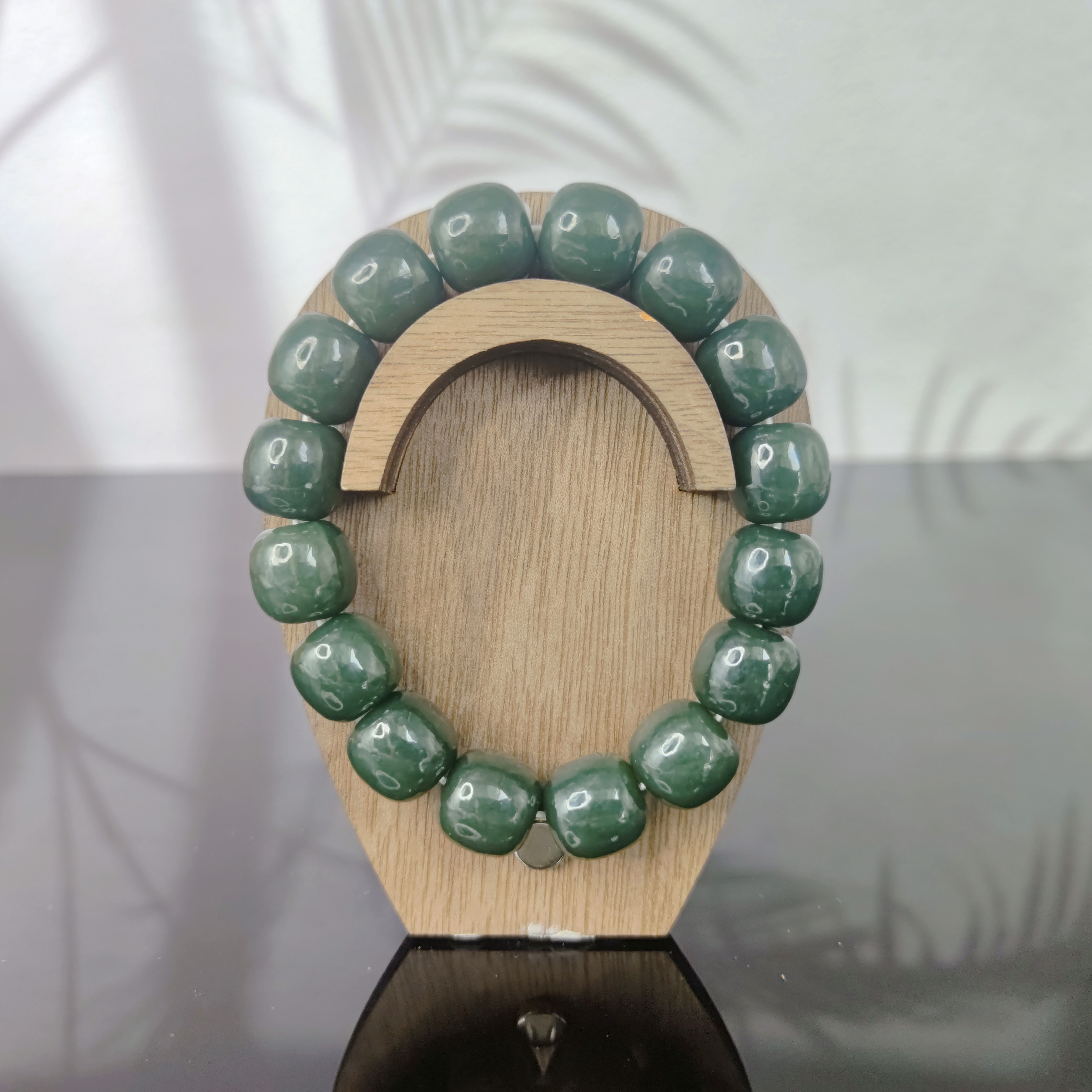 X和田玉桶珠手串（卡14）3445