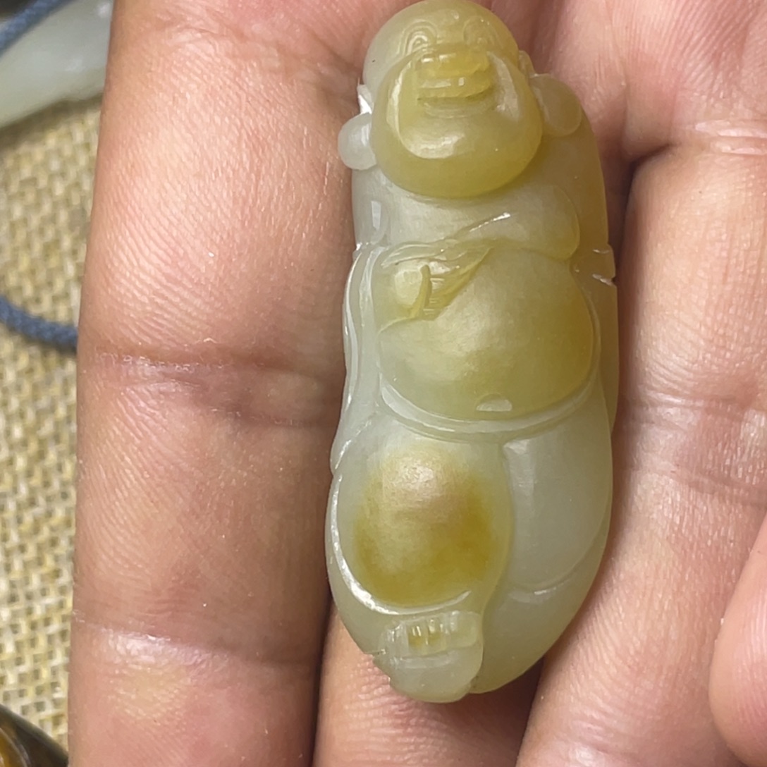 和田玉（糖玉）颈饰未镶嵌✍****?