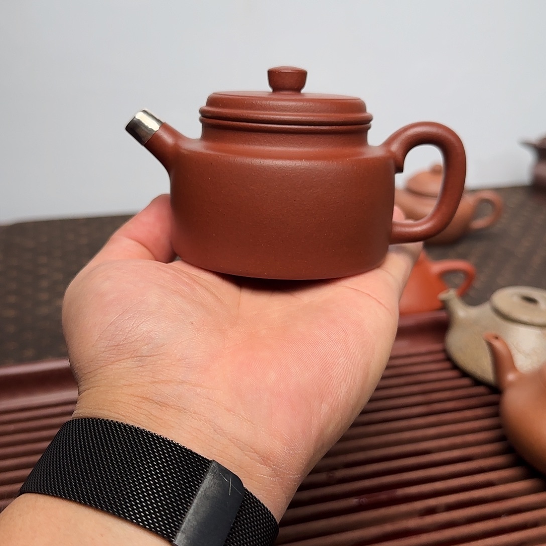 东***风茶壶紫砂微瑕德钟