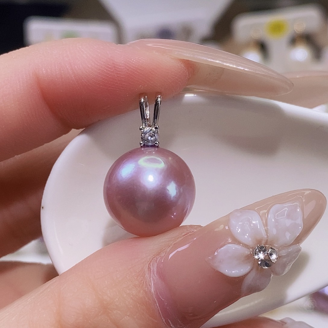 淡水珍珠颈饰银S925镶嵌?*兔