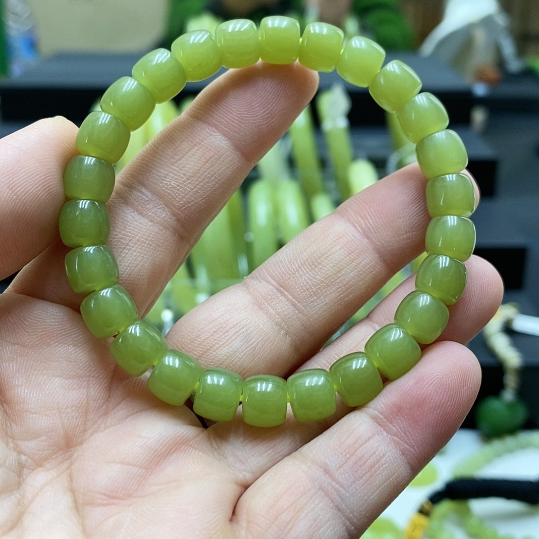 和田玉未镶嵌手链