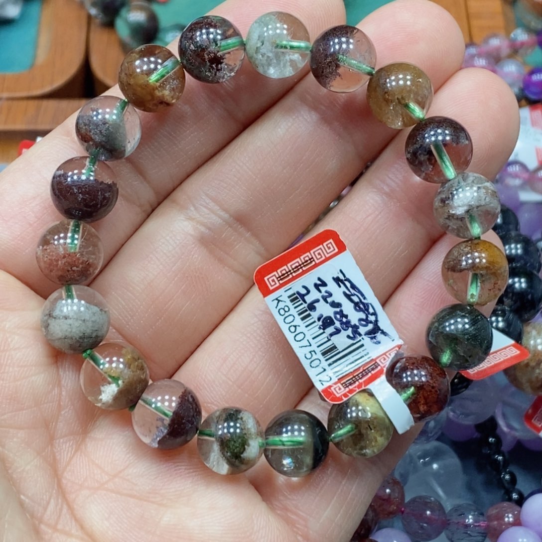 水晶手串未镶嵌天然