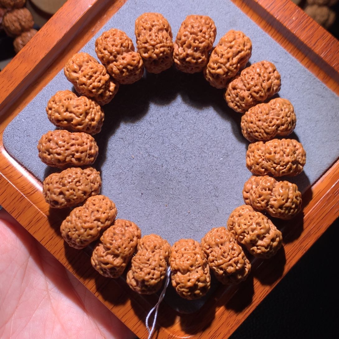 手串金刚菩提23蜂窝纽扣