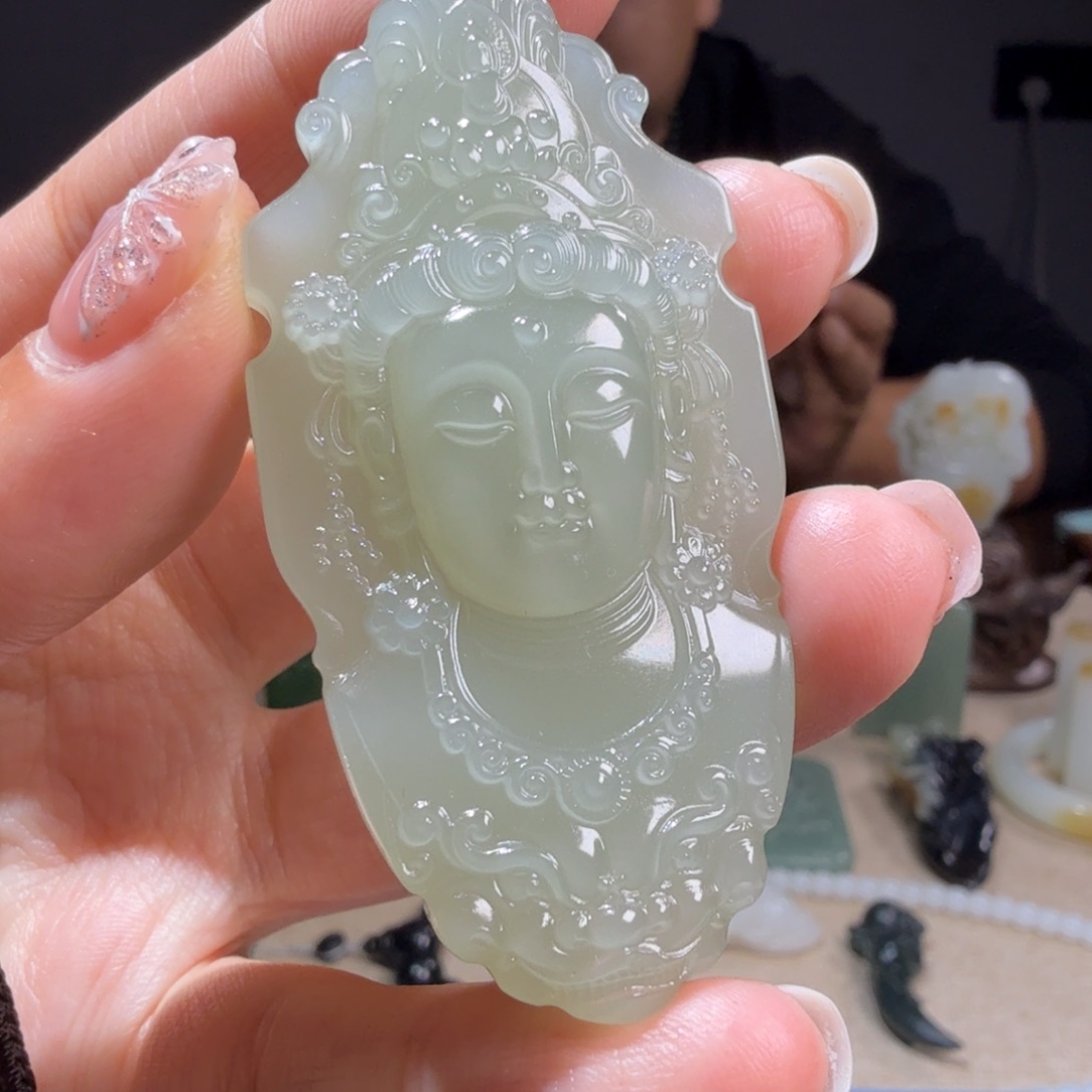 和田玉挂件未镶嵌用****8