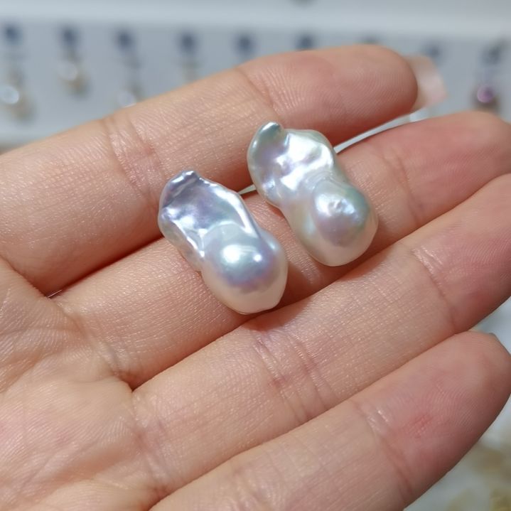 颈饰银S925镶嵌淡水珍珠