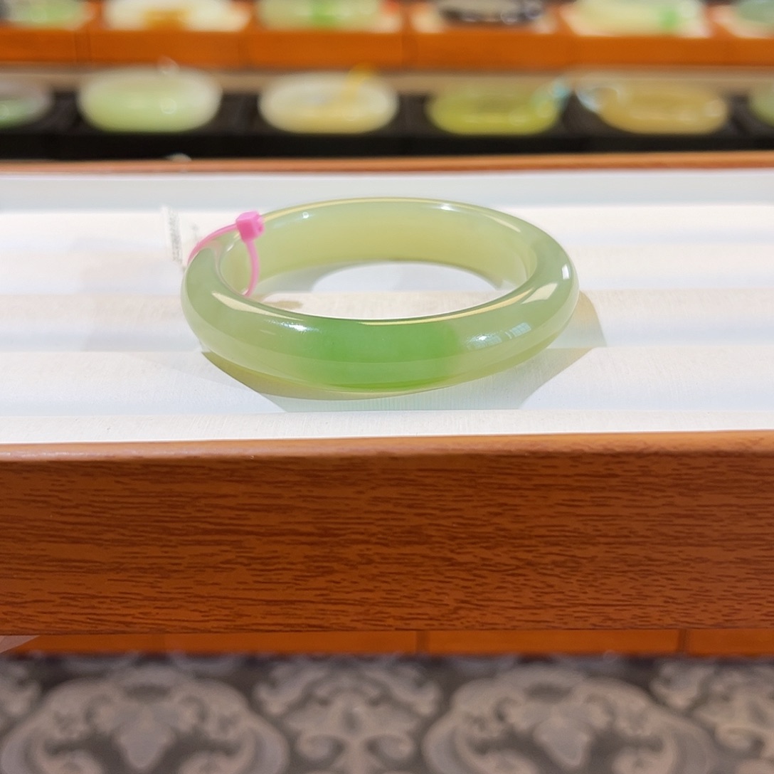 和田玉手镯未镶嵌  【翠青】