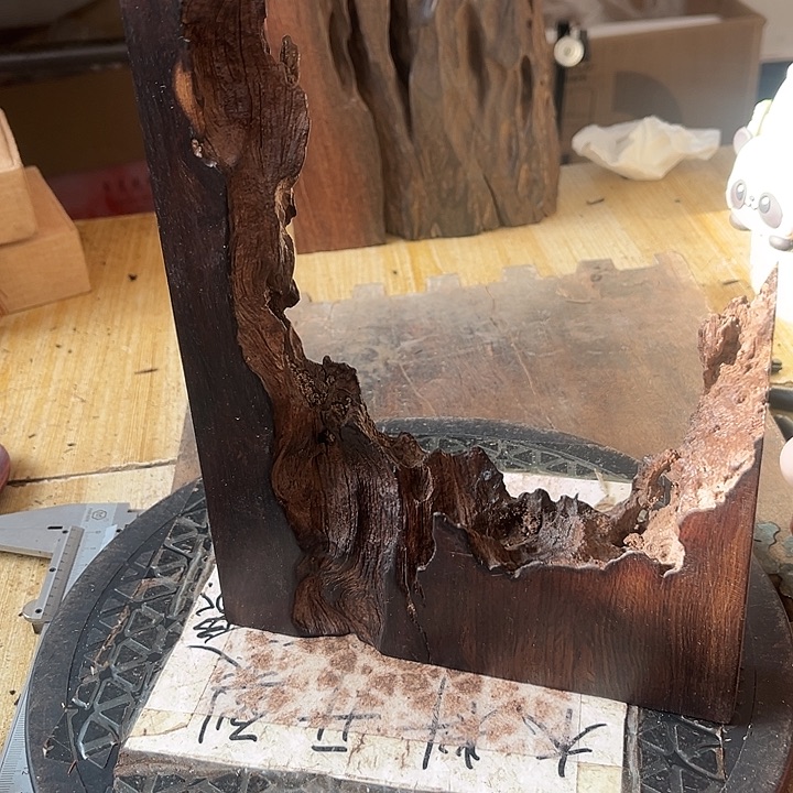 传***二黑檀随型风化木料