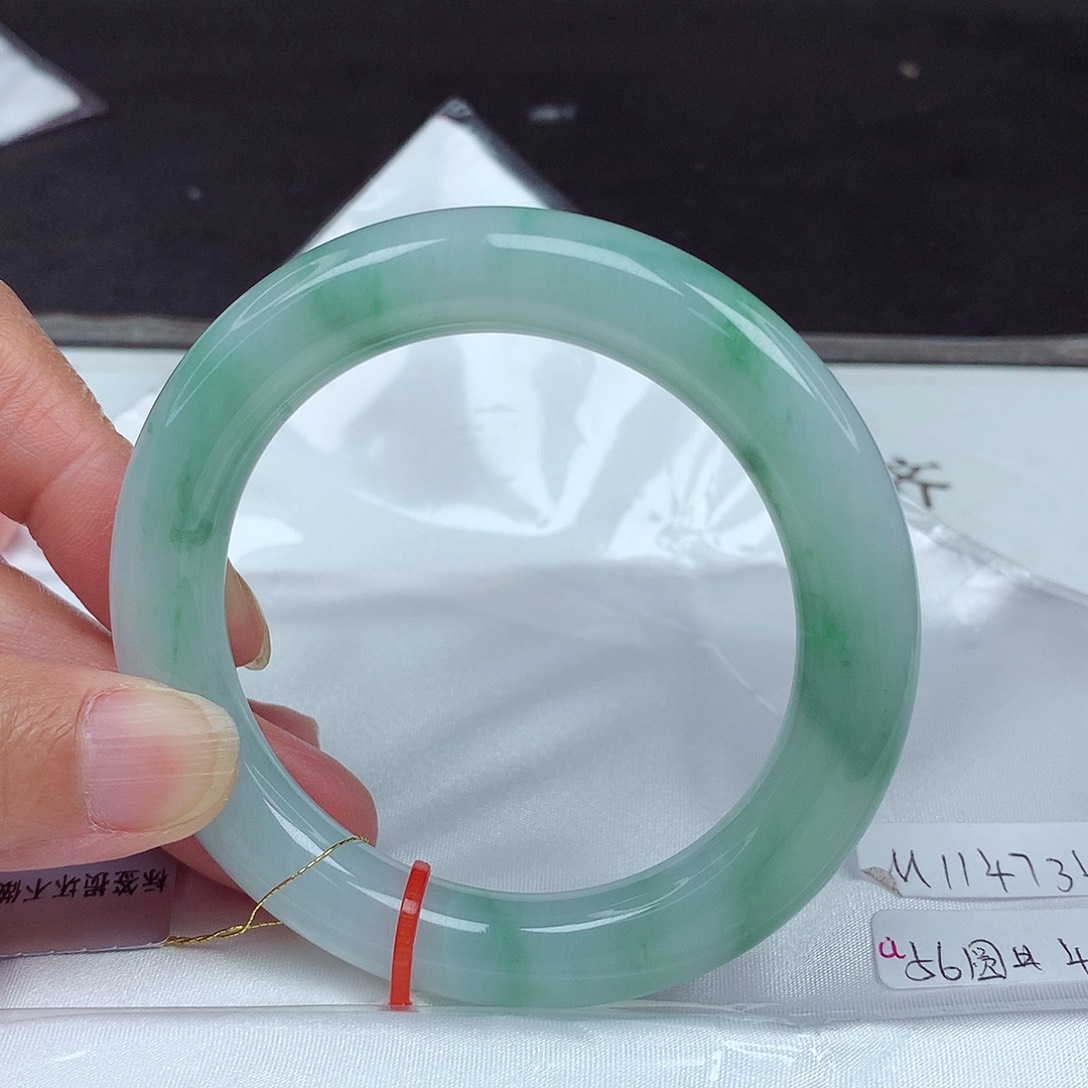 未镶嵌手镯翡翠56圈4734