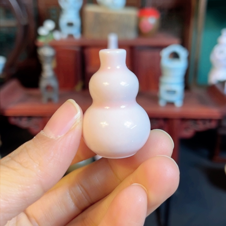 摆件微陶老王迷你花瓶