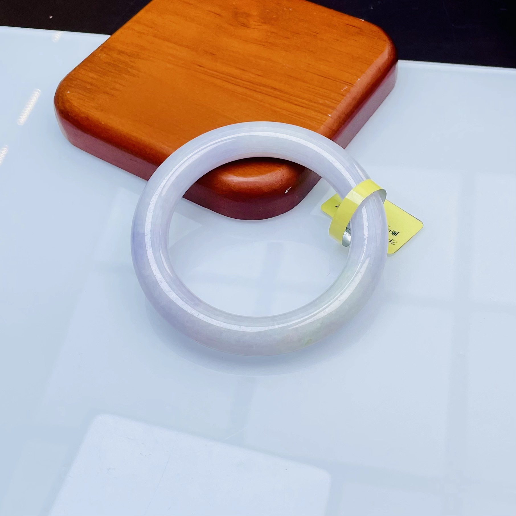  【秋姐翡翠】天然A货翡翠手镯54圈&Q2-1