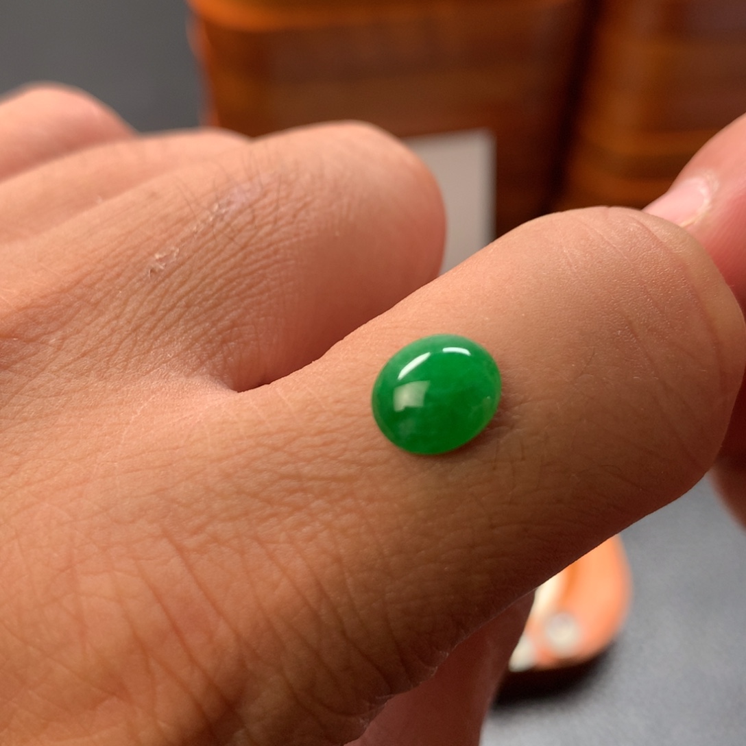 翡翠未镶嵌耳饰翡翠