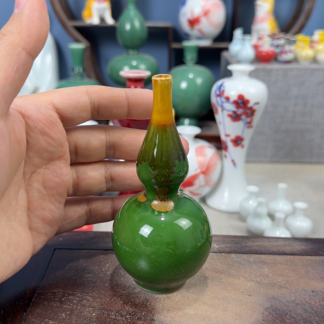陶瓷手工小花器摆件