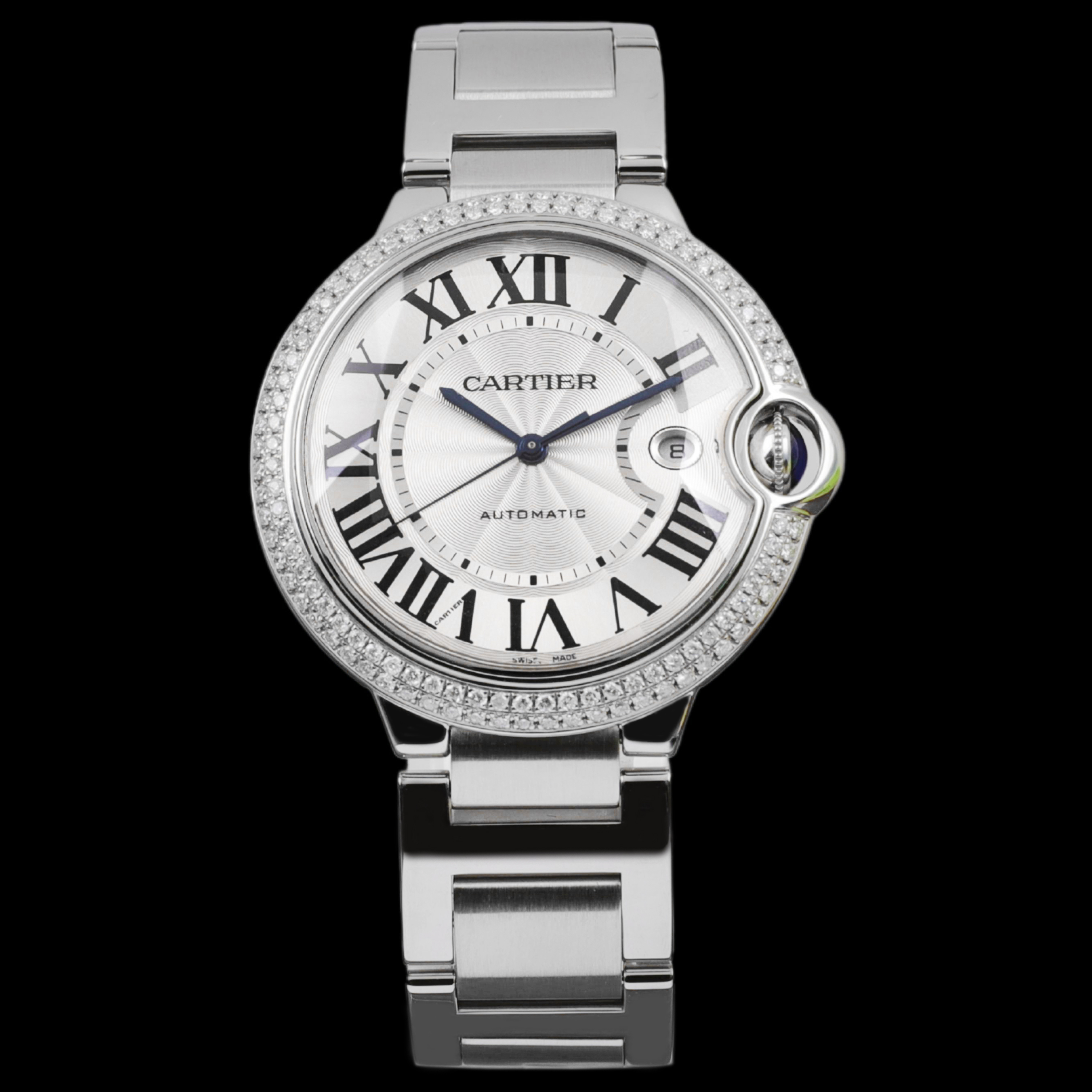 99新 Cartier/卡地亚 大牛二手/蓝气球后改/单表/42mm