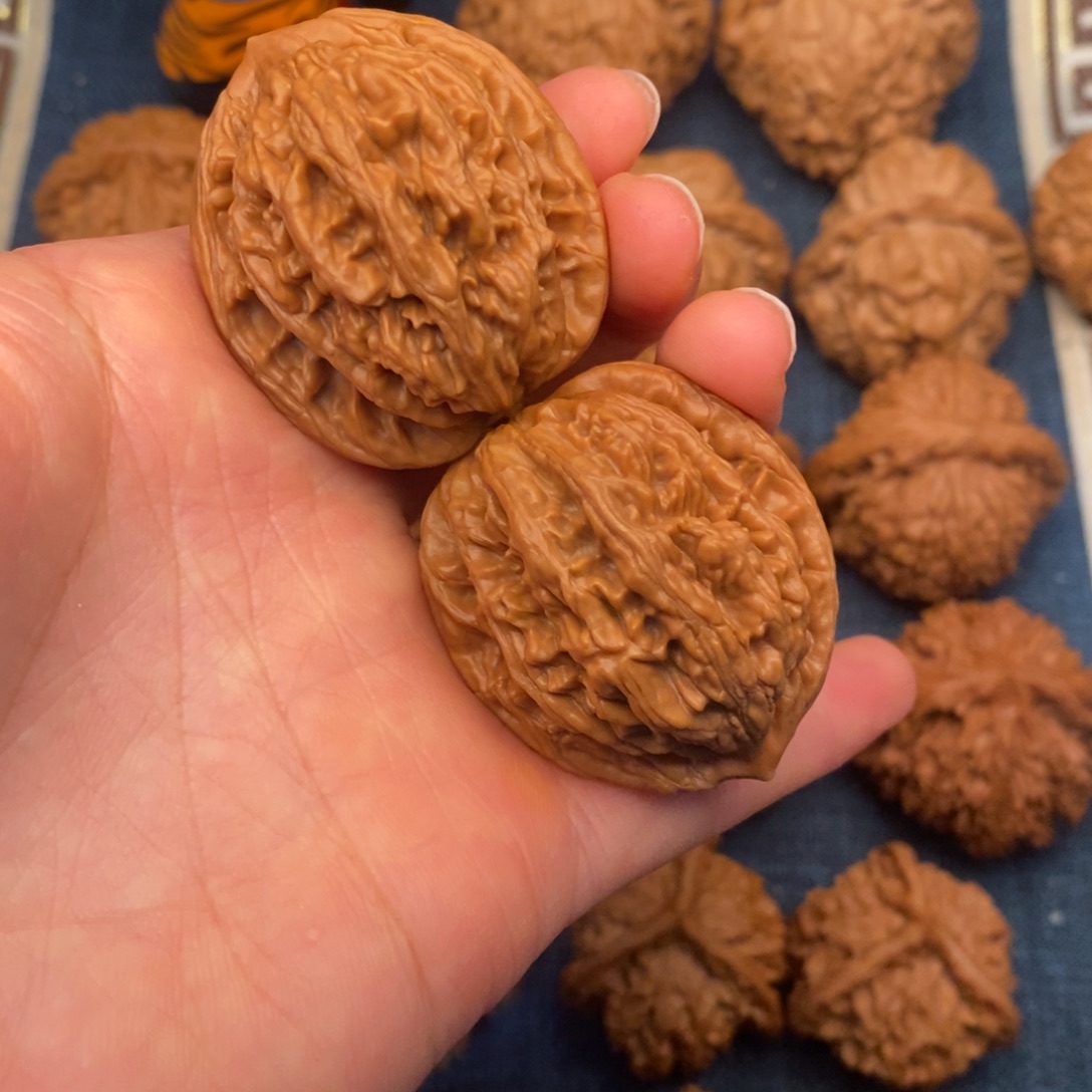 把件文玩核桃37全品虎头