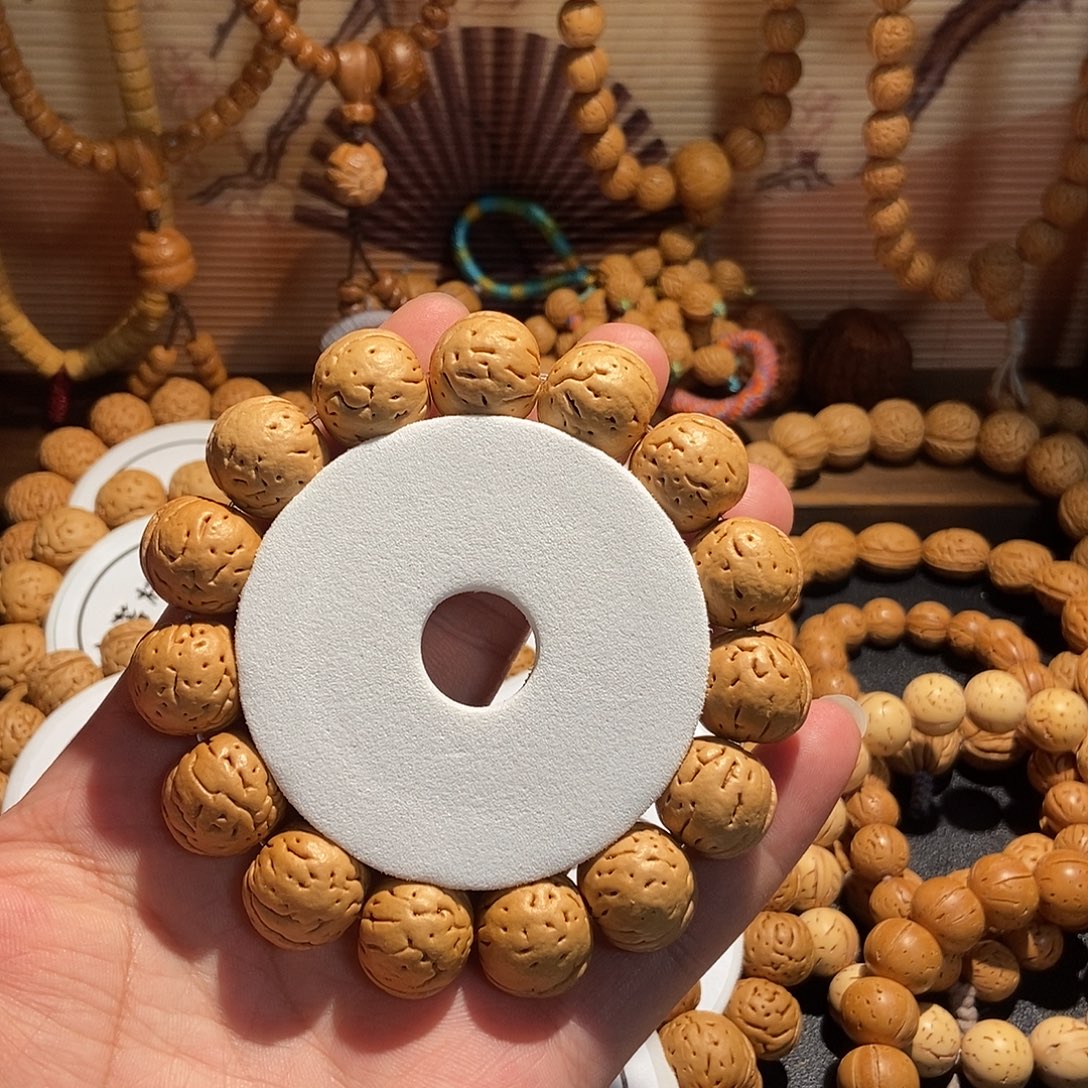 快***上桃核手串陨铁桃核手串