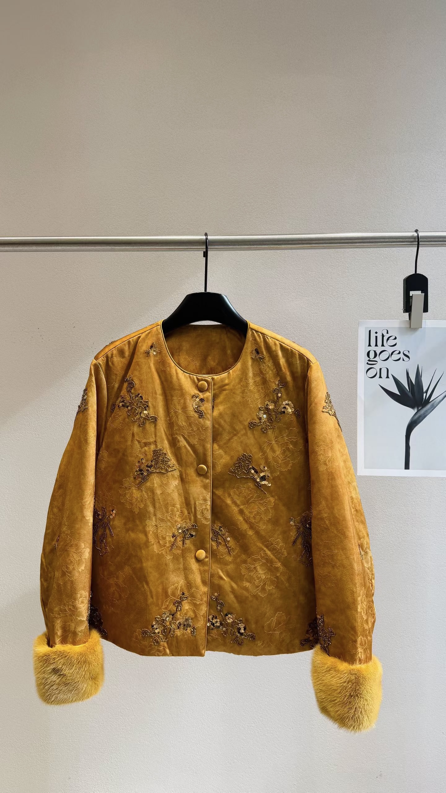 【棉服】富丽堂皇--新中式加棉设计师高定轻奢宽松休闲复古圆领国潮