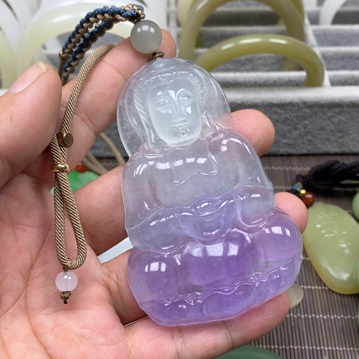 颈饰未镶嵌翡翠挂件