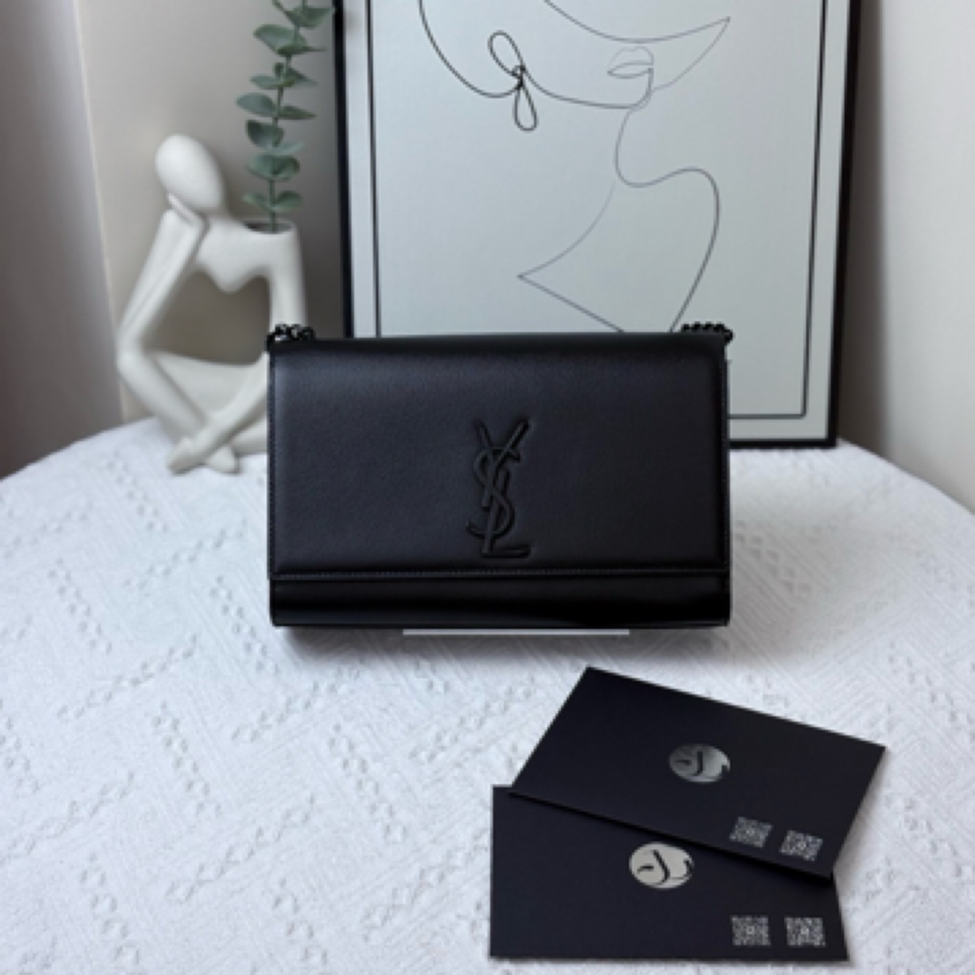 95新 YSL/圣罗兰 腋下包 黑/JW5128