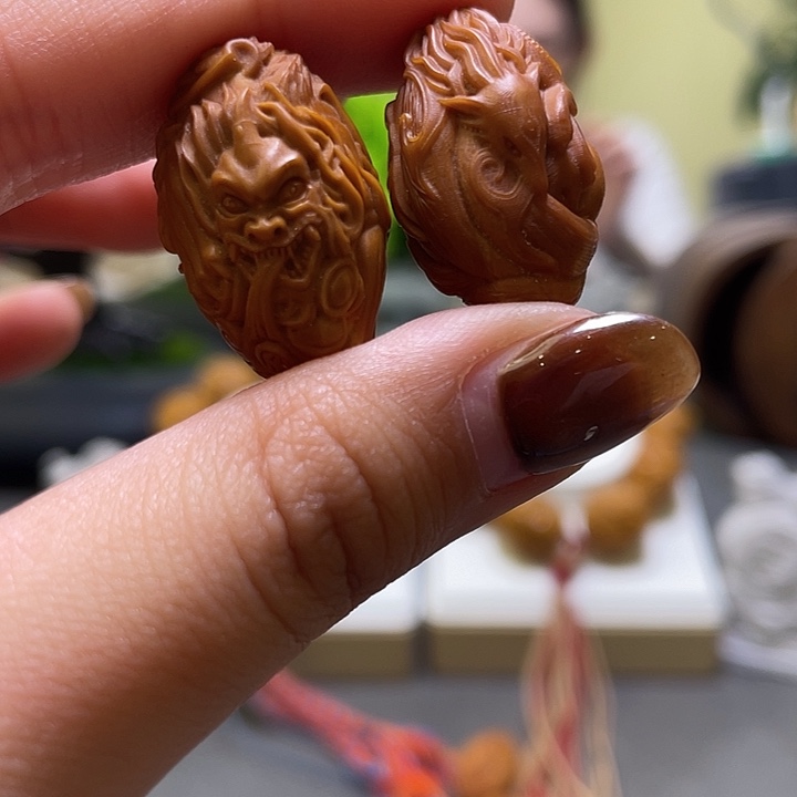 来***长橄榄核吊坠橄榄核雕