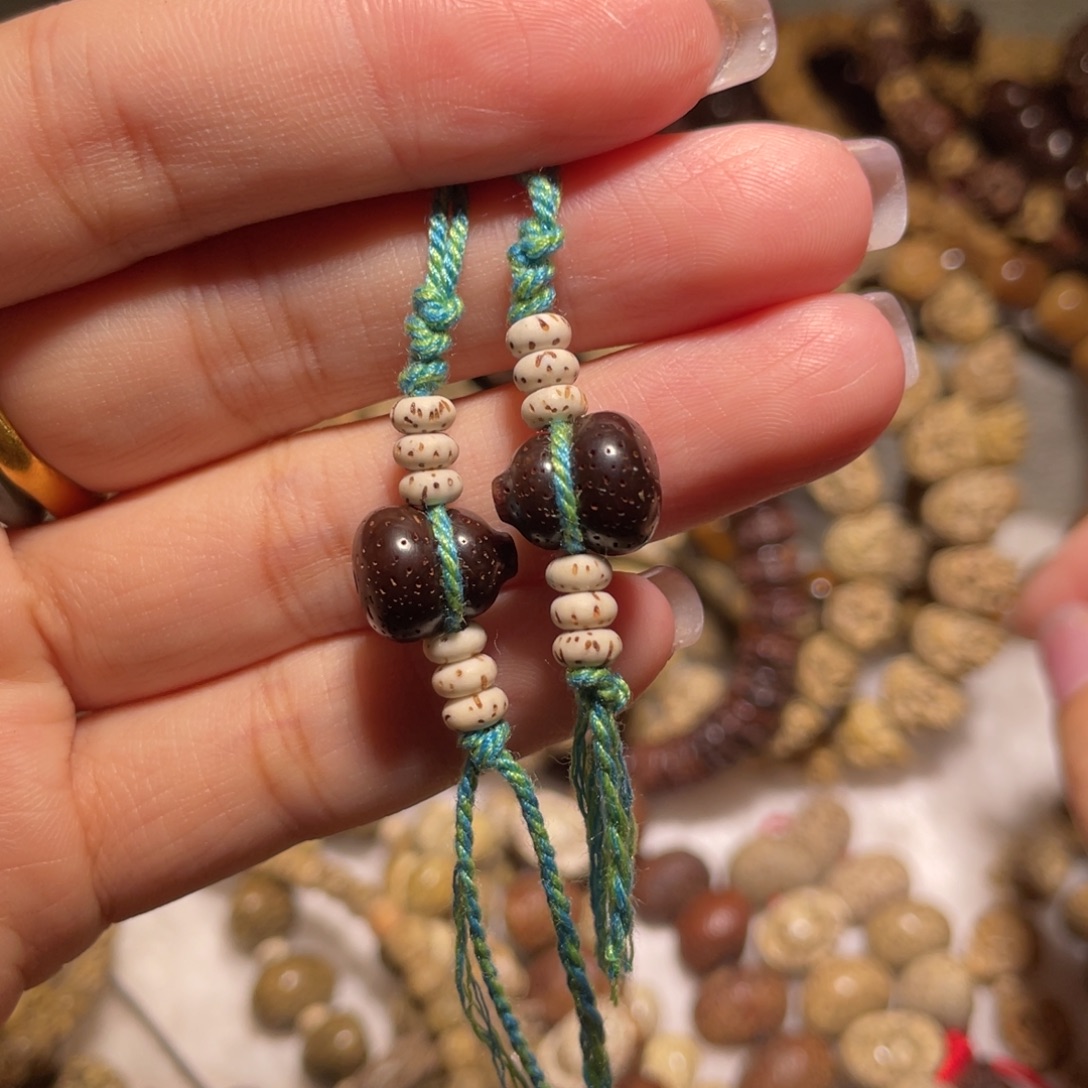 星月菩提吊坠黑金葫芦挂件