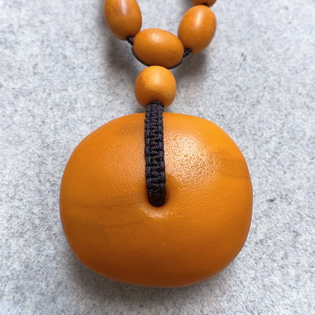 蜜蜡项链未镶嵌蜜蜡吊坠