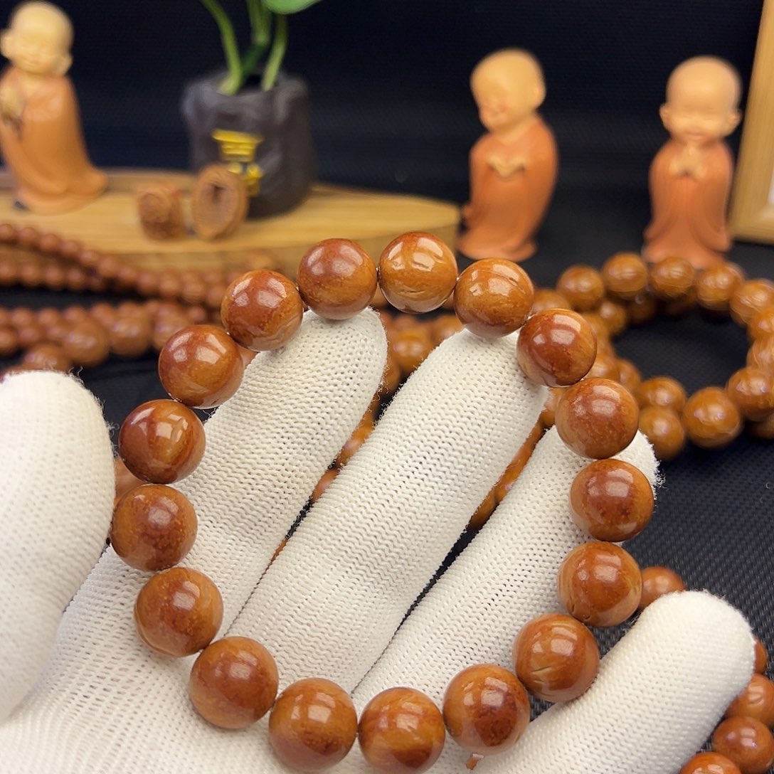 好***吧野生龙纹桃核光珠