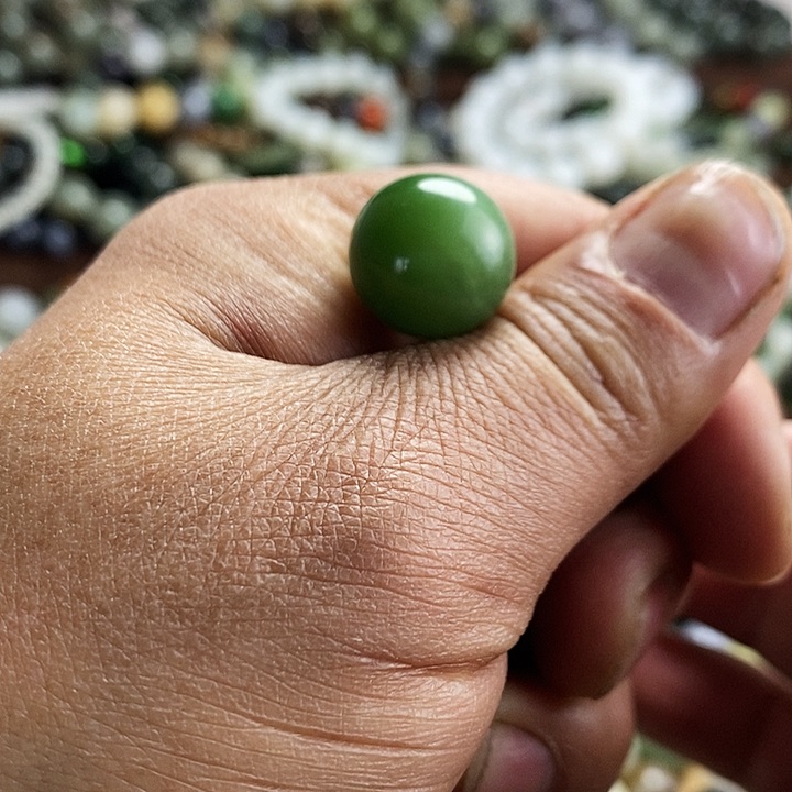 和田玉手链未镶嵌谭*峰