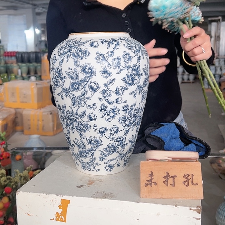 摆件陶景德镇陶瓷陶瓷花瓶工厂