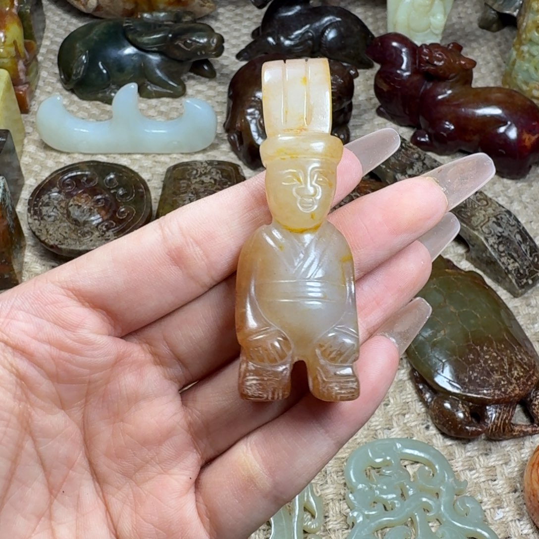 白玉菩提吊坠挂件